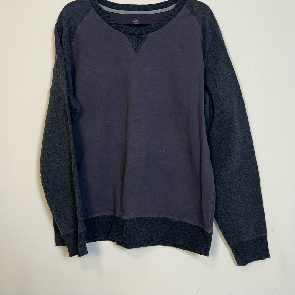 Mack Weldon Ace Crew Neck Sweatshirt - Two-Tone Gray (XXL)